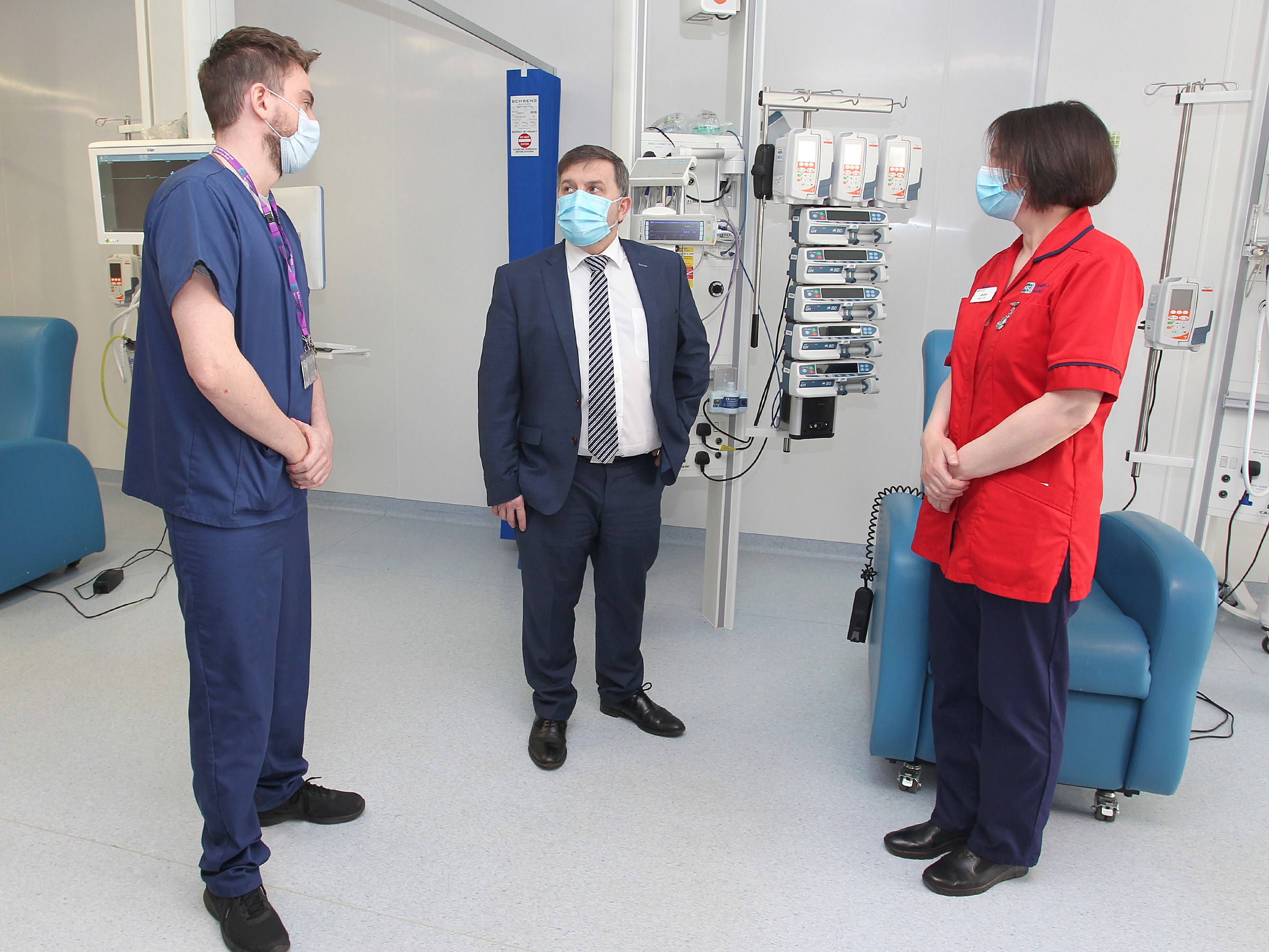 Health Minister visit to Mater Hospital