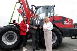 Pictured at the Balmoral Show are (from left): Deputy First Minister, Emma Little-Pengelly; David Cunningham, Deputy President, Royal Ulster Agricultural Society and First Minister, Michelle O'Neill.
