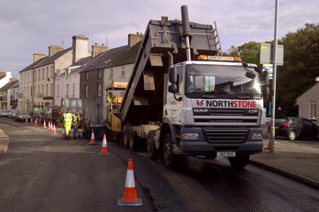 Image of resurfacing work being carried out