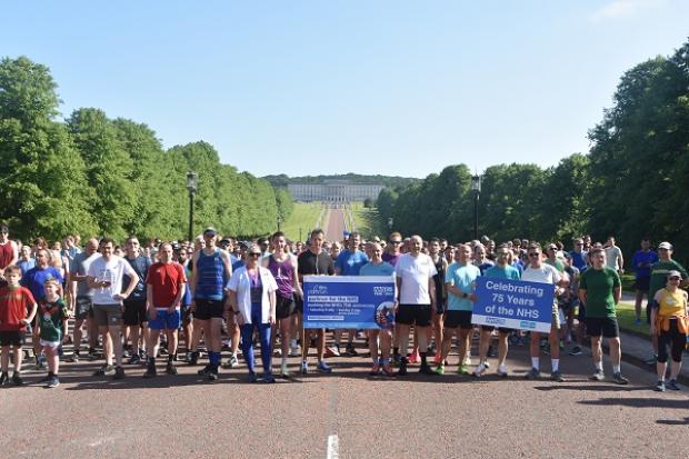 parkrun at Stormont Estate for NHS 75