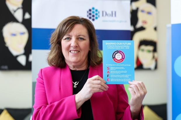 Chief Nursing Officer Maria McIlgorm the ‘Vision for Nursing and Midwifery in Northern Ireland’ document