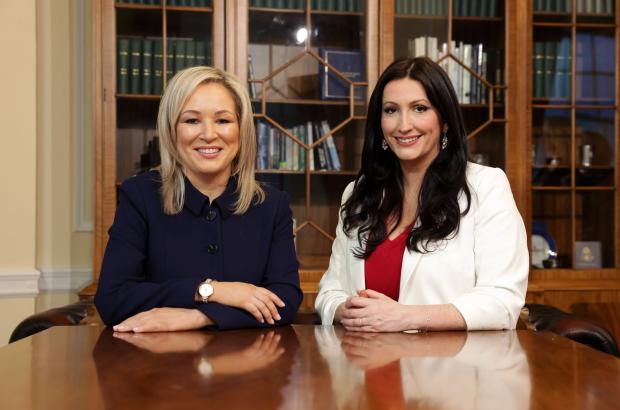 First Minister Michelle O'Neill and deputy First Minister Emma Little-Pengelly