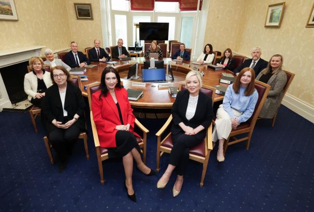 Executive Ministers attending an executive meeting